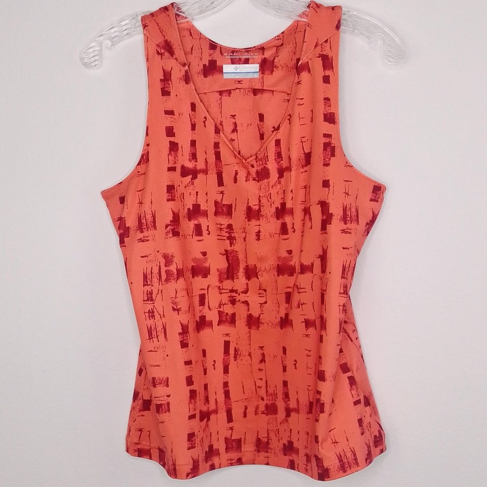 Columbia Omni Wick Dry Brush Print Active Tank (L)